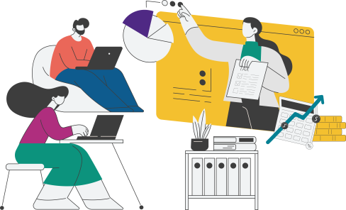 Financial Literacy Illustration