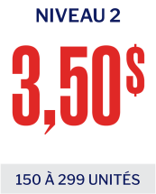 Booking Level 2 | $3 per tire | 100 - 249 units