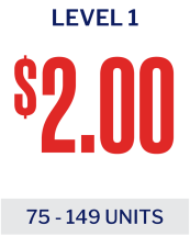 Booking Level 1 | $2 per tire | 48 - 99 units