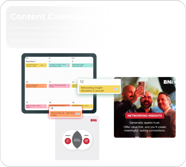Content Calendar Drops