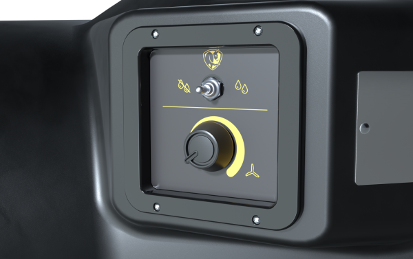 Velocity fan close up.