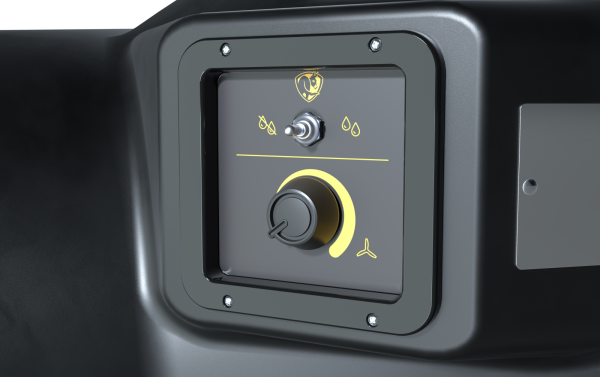 Velocity fan close up.