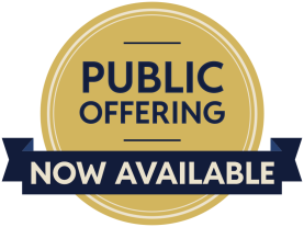 Public Offering Now Available