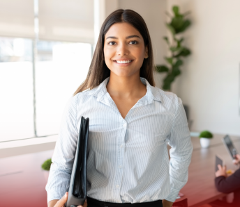 professional woman in office