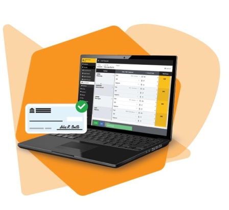 Payroll4Construction Screenshots (Tablet, Desktop, Certified Payroll Report)