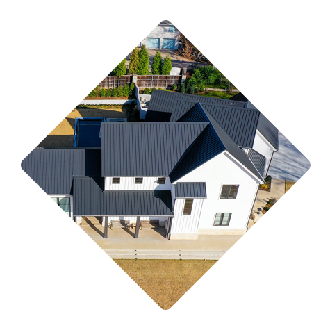 Metal Roof Diamond Photo