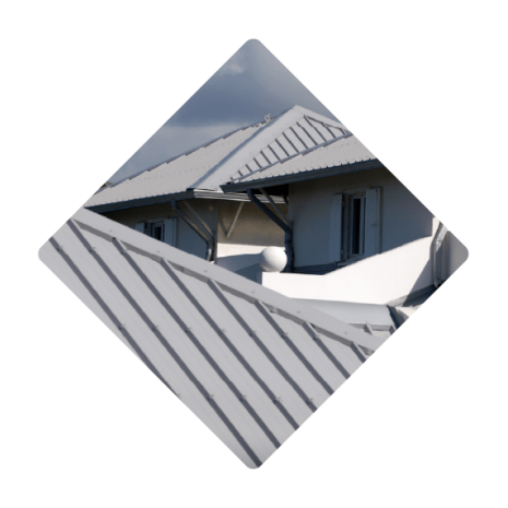 Metal Roof Diamond Photo