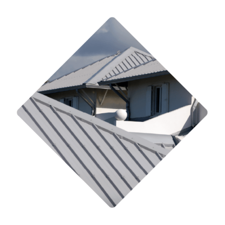 Metal Roof Diamond Photo
