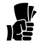 Circular icon representing a cash offer