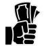 Circular icon representing a cash offer