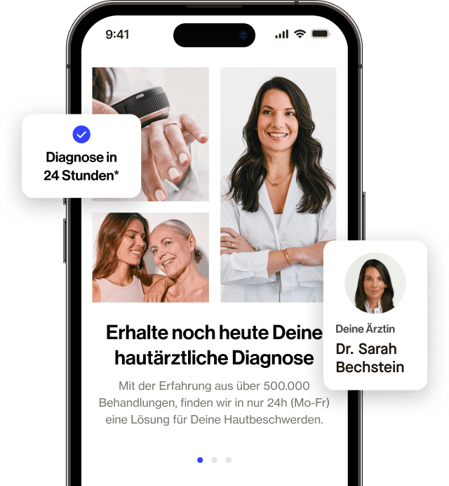 Handy zeigt Diagnosebildschirm