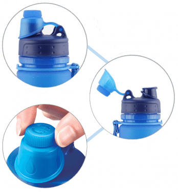 blue nomader water bottle leak proof cap