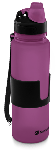 purple nomader collapsible water bottle