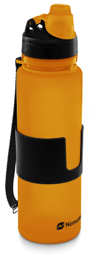 orange nomader collapsible water bottle