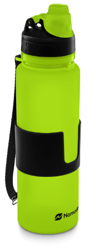 lime green nomader collapsible water bottle