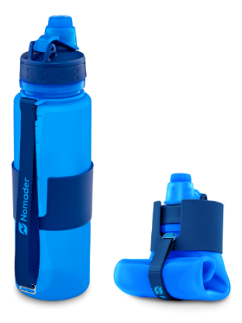 10 Pcs 20 oz Aluminum Water Bottle,Lightweight Reusable, with Twist Cap  Buckle