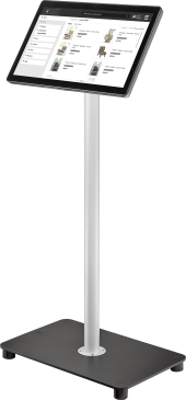 22" Kiosk showing categories page for chairs