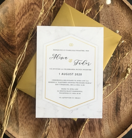 Invitatie nunta Alina si Tudor