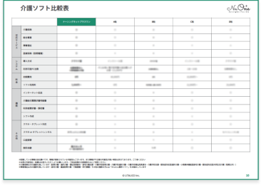 介護ソフト比較　画像