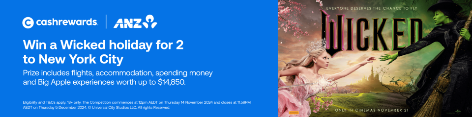 ANZ Circle | Cashrewards Wicked Promotion