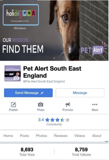 Missing cheap pet alert