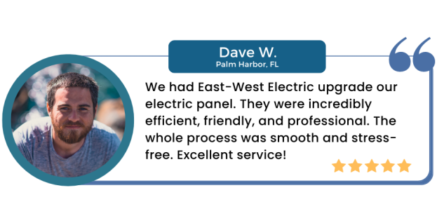 We had East-West Electric upgrade our electric panel. They were incredibly efficient, friendly, and professional. The whole process was smooth and stress-free. Excellent service!
