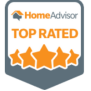 HomeAdvisor Top Rated Badge For Electricians