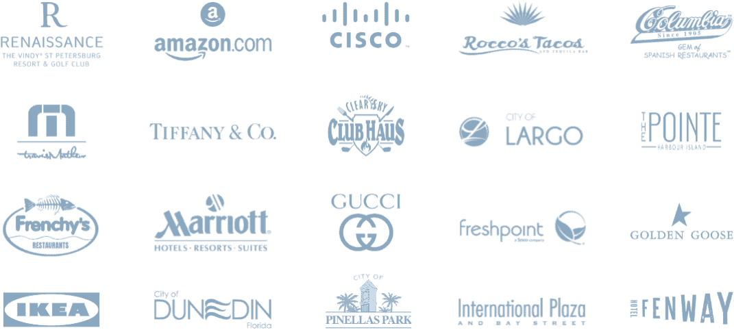 East-West Electric Commercial Client Portfolio of brands
