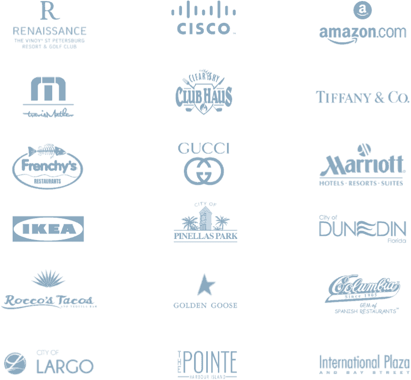 East-West Electric Commercial Client Portfolio of brands