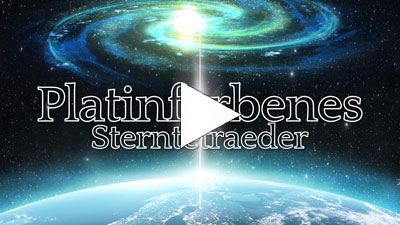 Videothumb platinfarbenes Sterntetraeder