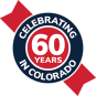 Celebrating 60 Years in Colorado logo
