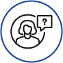 Person with a question icon