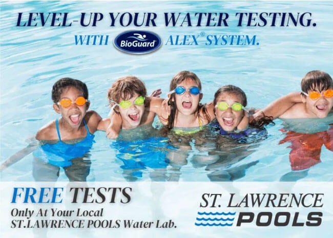 Free water tests at St. Lawrence Pools water lab