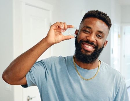 Reception desk with patients waiting