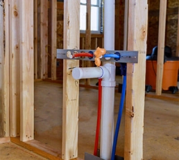 Rough in plumbing
