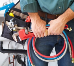 Plumber holding tools