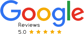 Google Reviews 5.0 logo