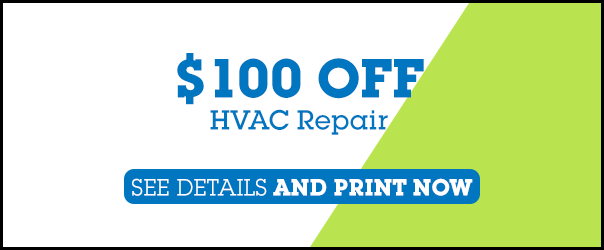 $100 off hvac repair coupon