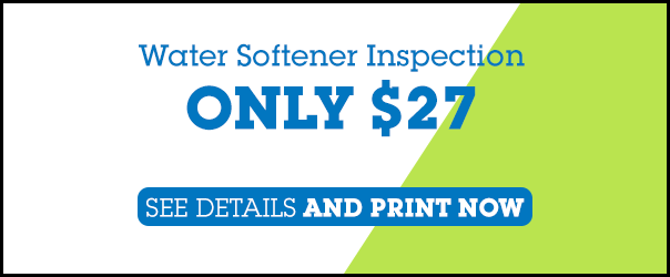 water softener inspection coupon