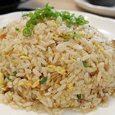 Rice on a plate