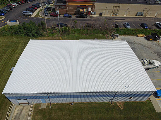 New commercial roof