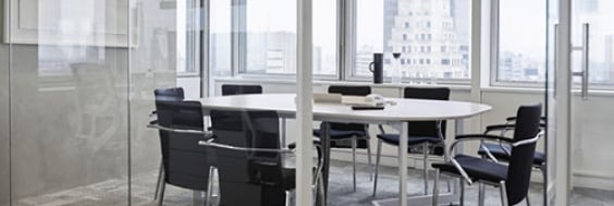 glass wall bright office space image