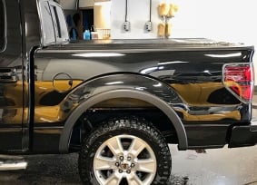 Exterior of freshly detailed and clean vehicle