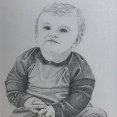 drawing of small child