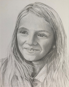 Portrait of a young girl