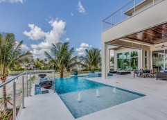 backyard pool set up image