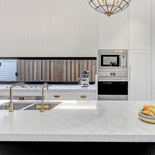 Tile in a new kitchen