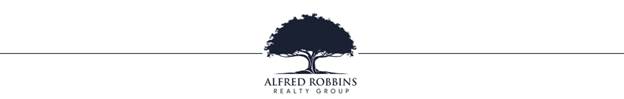 alfred robbins logo with horizontal line