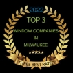 2022 Top 3 Window Companies in Milwaukee Three Best Rated logo