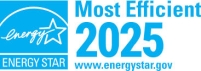 Energy Star Most Efficient 2025 www.energystar.gov logo